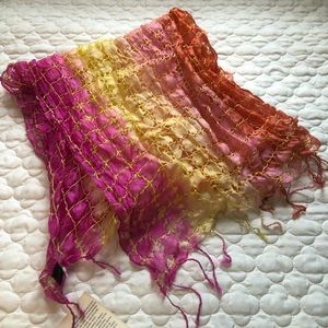 NWT RISING TIDE ARTESIAN hand crafted silk scarf 🧣